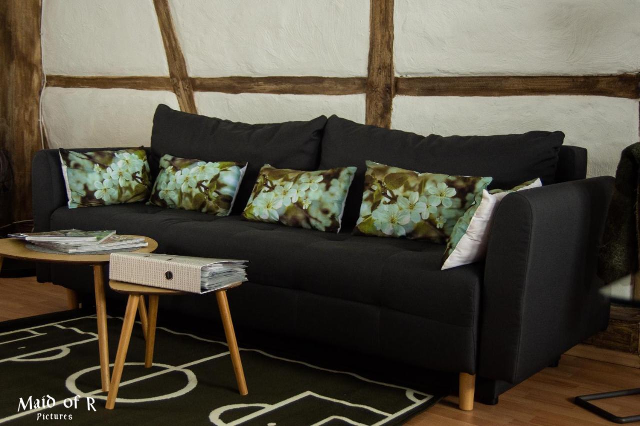 Hof Vierzehnender Im Hohen Venn - 70Qm Fachwerk-Studio - Grosses Wohn-Schlafzimmer Mit Dachterrasse Und Kaminofen - Separate Kueche - Perfekt Fuer Paare - Monschau - Eifel - Hunde Willkommen - Islandpferde Bagian luar foto