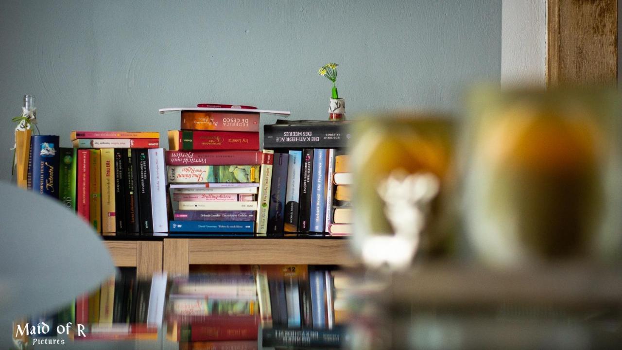 Hof Vierzehnender Im Hohen Venn - 70Qm Fachwerk-Studio - Grosses Wohn-Schlafzimmer Mit Dachterrasse Und Kaminofen - Separate Kueche - Perfekt Fuer Paare - Monschau - Eifel - Hunde Willkommen - Islandpferde Bagian luar foto