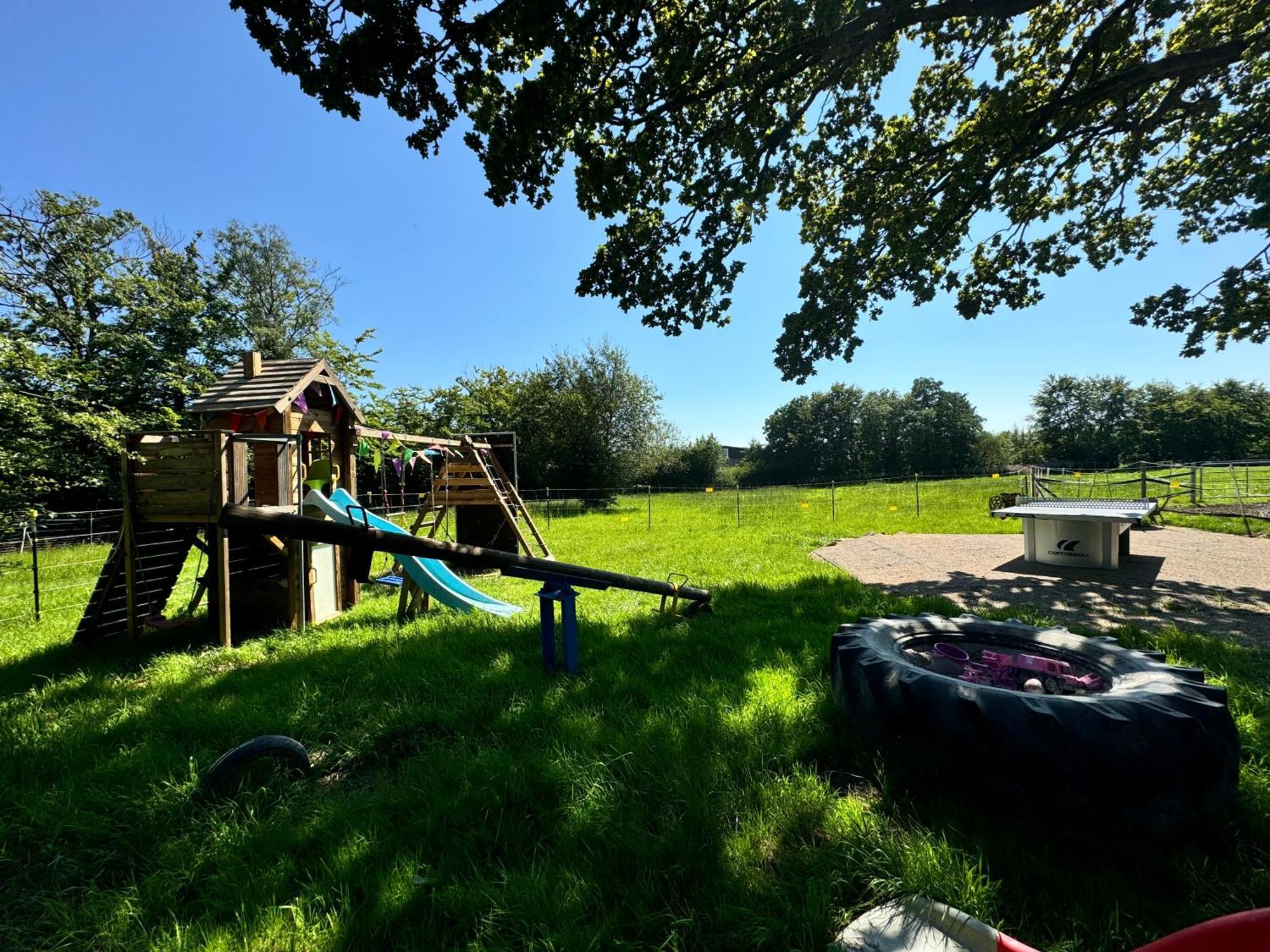 Hof Vierzehnender Im Hohen Venn - 70Qm Fachwerk-Studio - Grosses Wohn-Schlafzimmer Mit Dachterrasse Und Kaminofen - Separate Kueche - Perfekt Fuer Paare - Monschau - Eifel - Hunde Willkommen - Islandpferde Bagian luar foto